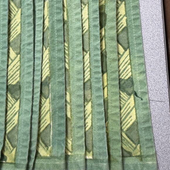 Couleur Nature Placemats Set of 9 Green Yellow Floral Flowers Botanical Paris - Picture 7 of 11